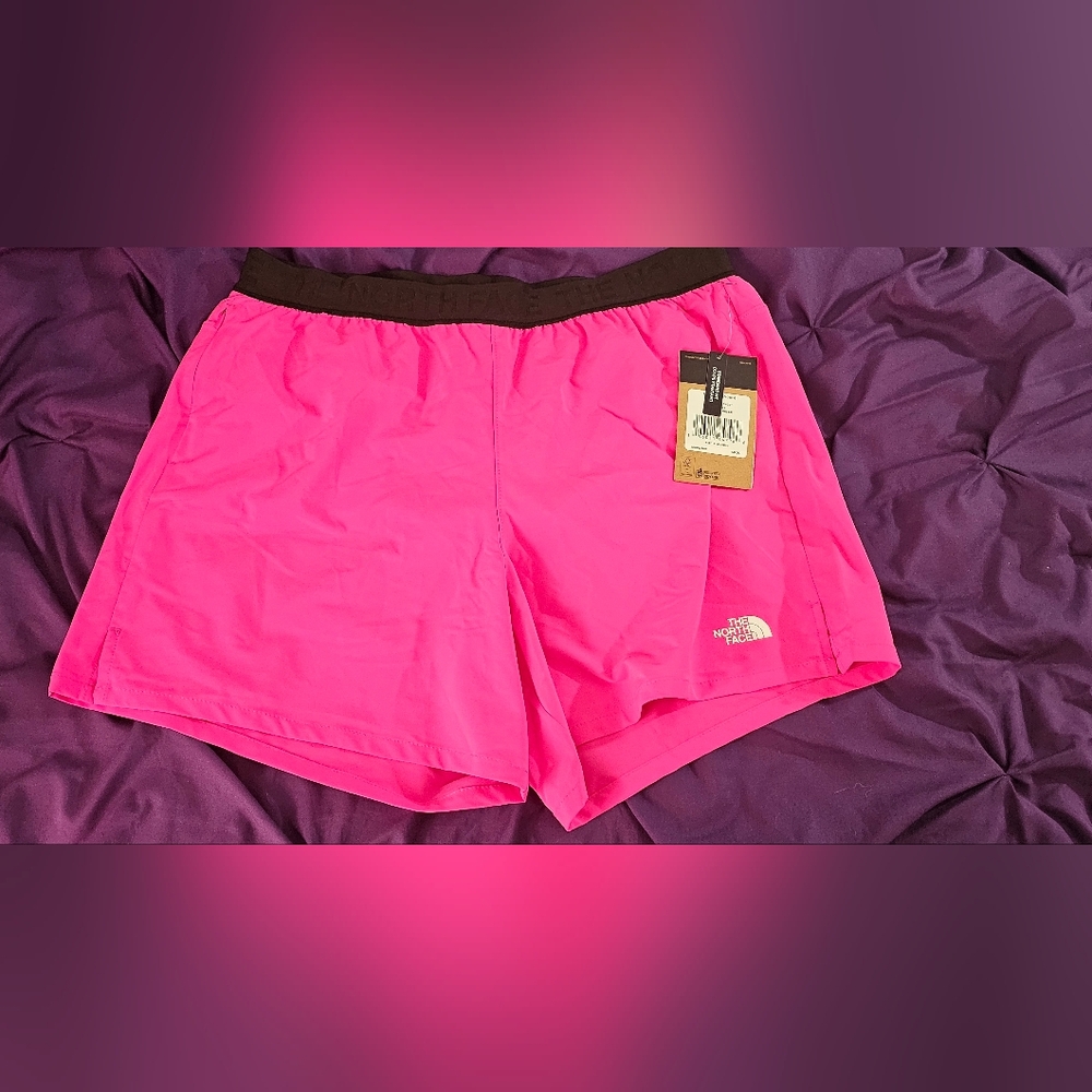 The North Face Women's Bright Pink Athletic Shorts